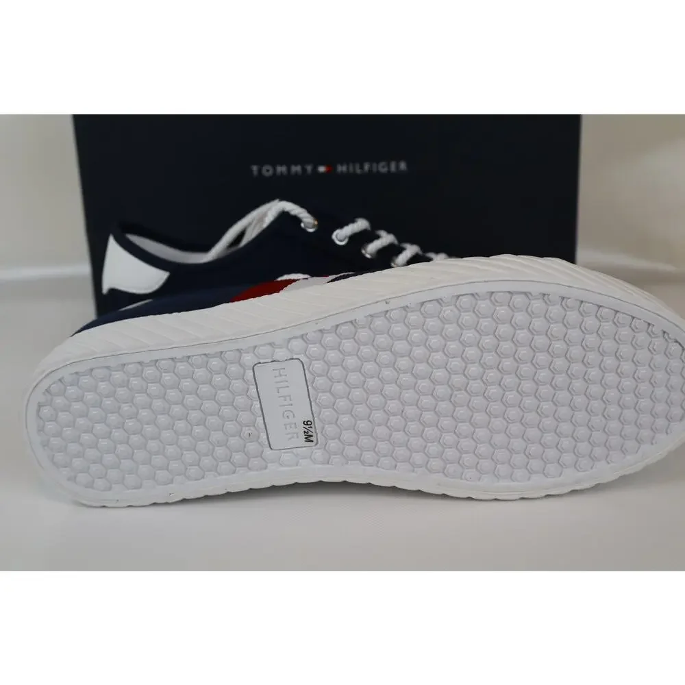 NEW Tommy Hilfiger Hartliy Sneakers Women's Navy Blue Low Top Lace Up Size 9.5M